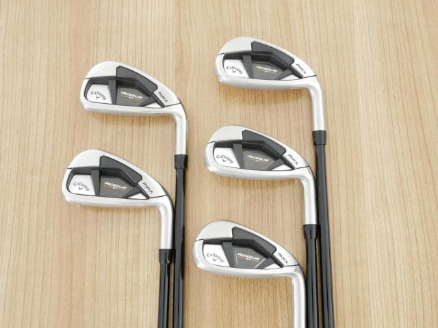 Iron set : Callaway : ชุดเหล็ก Callaway Rogue ST Max (ออกปี 2022 ตีง่าย ไกลมาก) มีเหล็ก 6-Pw (5 ชิ้น) ก้านกราไฟต์ Mitsubishi TENSEI CR 55 Flex R