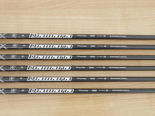 Iron set : Taylormade : ชุดเหล็ก Taylormade P770 Forged (รุ่นปี 2023 นุ่ม แน่น)  มีเหล็ก 5-Pw (6 ชิ้น) ก้านกราไฟต์ Mitsubishi Diamana Thump i95 Flex S