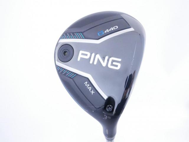 Fairway Wood : Ping : หัวไม้ 3 Ping G440 Max (รุ่นล่าสุด ปี 2025) Loft 15 ก้าน Ping Tour 2.0 65 Flex S