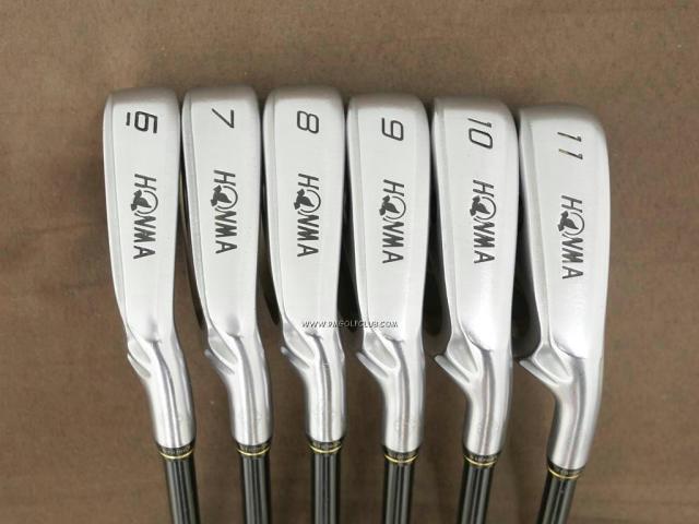 Iron set : Honma : Honma Beres MG703 (หน้าเด้ง) มีเหล็ก 6-11 (6 ชิ้น เทียบเท่า 5-Pw) ก้าน ARMRQ UD49 Flex R (1 ดาว)