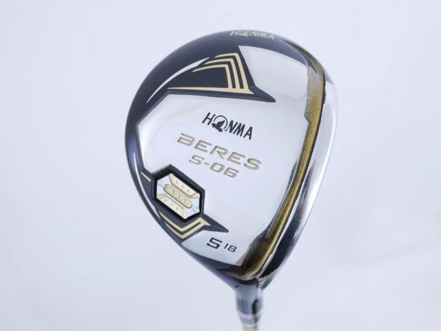 Fairway Wood : Honma : **ก้าน 3 ดาว** หัวไม้ 5 Honma Beres S-06 (รุ่นปี 2019) Loft 18 ก้าน ARMRQ X (47) Flex R (3 ดาว)
