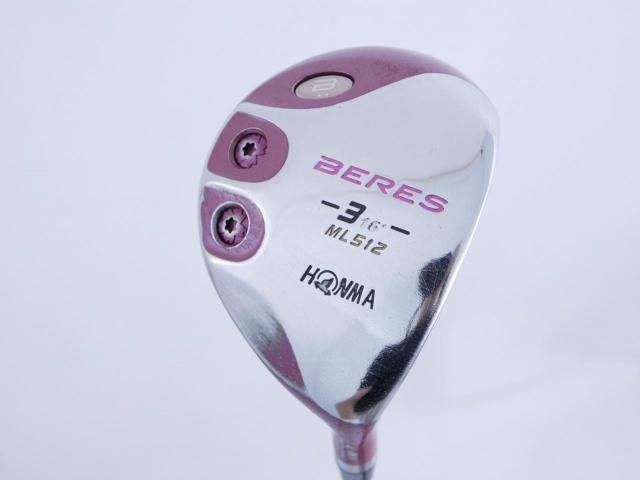 Lady club : All : หัวไม้ 3 Honma Beres ML512 Loft 16 ก้าน ARMRQ UD40 Flex L (2 ดาว)