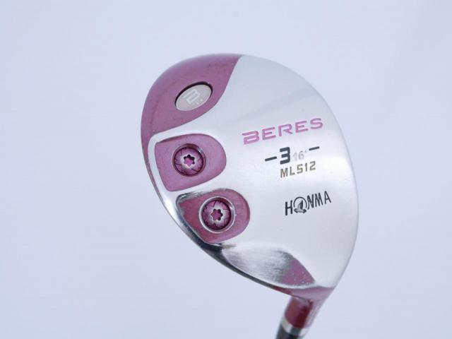 Lady club : All : หัวไม้ 3 Honma Beres ML512 Loft 16 ก้าน ARMRQ UD40 Flex L (2 ดาว)