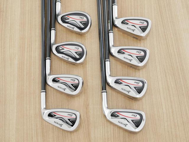 Iron set : Other Brand : ชุดเหล็ก Srixon GIE (ใบใหญ่ ตีง่าย) มีเหล็ก 5-Pw,Aw,Sw (8 ชิ้น) ก้านกราไฟต์ Miyazaki 61 Flex R
