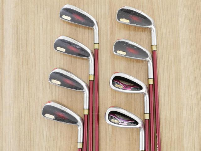 Iron set : Other Brand : ชุดเหล็กกระเทย Kamuiworks ASIRI TEIOO Mid Air (ตีง่ายมาก ไกล) มีเหล็ก 5-Pw,Aw,As (8 ชิ้น) ก้านกราไฟต์ Flex R