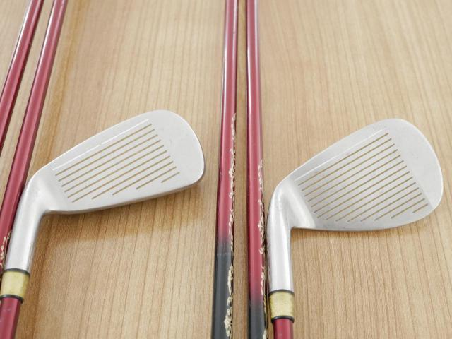 Iron set : Other Brand : ชุดเหล็กกระเทย Kamuiworks ASIRI TEIOO Mid Air (ตีง่ายมาก ไกล) มีเหล็ก 5-Pw,Aw,As (8 ชิ้น) ก้านกราไฟต์ Flex R