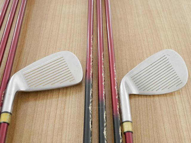 Iron set : Other Brand : ชุดเหล็กกระเทย Kamuiworks ASIRI TEIOO Mid Air (ตีง่ายมาก ไกล) มีเหล็ก 5-Pw,Aw,As (8 ชิ้น) ก้านกราไฟต์ Flex R