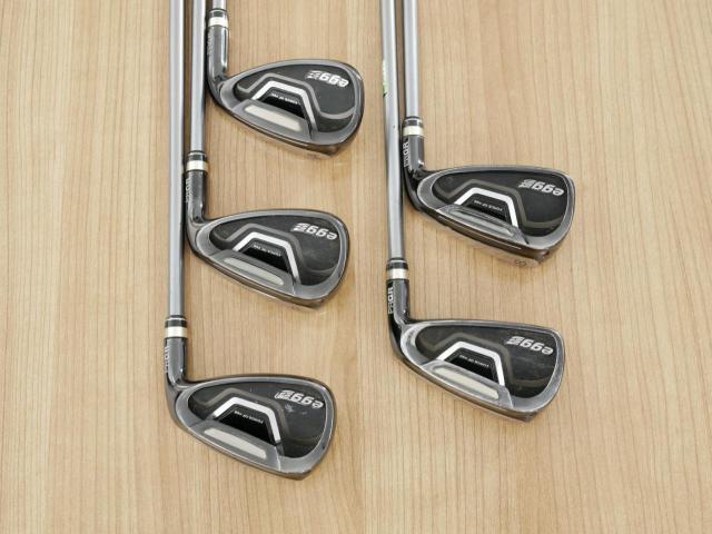 Iron set : PRGR : ชุดเหล็กกระเทย PRGR New Egg Iron (รุ่นปี 2017 ตีง่ายและไกลมาก) มีเหล็ก 7-Pw,Aw (5 ชิ้น) ก้านกราไฟต์ Flex S (M-43)