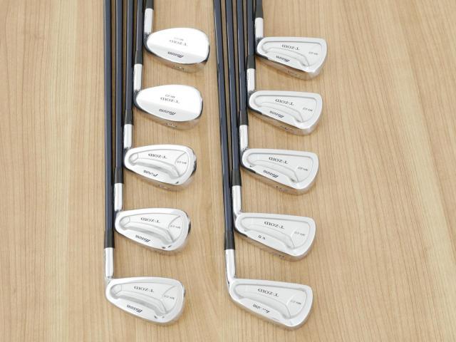 Iron set : Mizuno : ชุดเหล็ก Mizuno T-Zoid MX-23 Forged มีเหล็ก 3-Pw,Aw,Sw (10 ชิ้น) ก้านกราไฟต์ Flex R