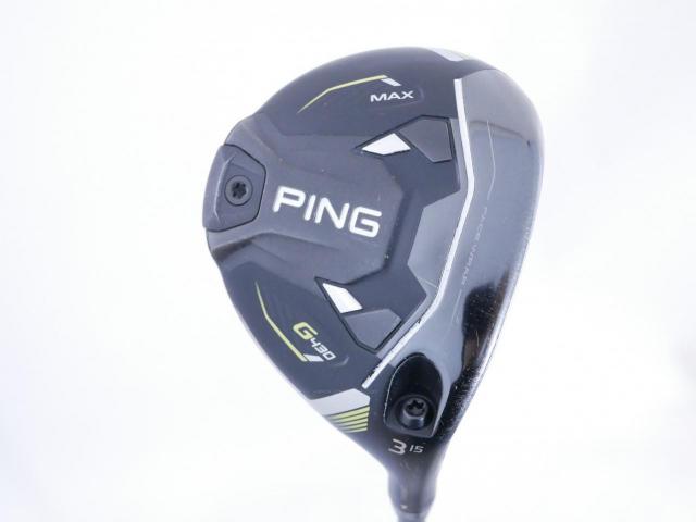 Fairway Wood : Ping : หัวไม้ 3 Ping G430 MAX (ปี 2024) Loft 15 ก้าน UST Mamiya ATTAS MB FW 65 Flex S