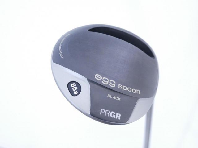 Fairway Wood : PRGR : หัวไม้ 3 PRGR Egg Spoon BLACK (ปี 2022) Loft 15 ก้าน Mitsubishi Diamana Flex S