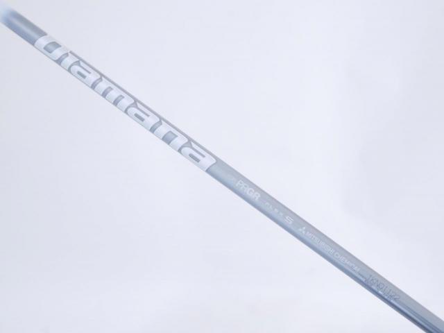 Fairway Wood : PRGR : หัวไม้ 3 PRGR Egg Spoon BLACK (ปี 2022) Loft 15 ก้าน Mitsubishi Diamana Flex S