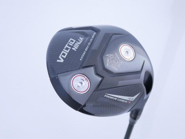 Driver : Katana : ไดรเวอร์ Katana Voltio NINJA Premium Carbon II TI (รุ่นใหม่ล่าสุด ออกปี 2025 ตีไกลมากๆ) Loft 10.5 ก้าน Tour AD VG-02 Flex R