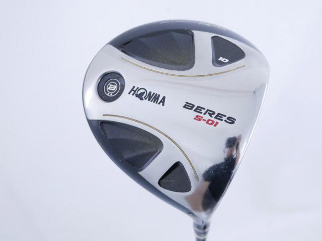 Driver : Honma : ไดรเวอร์ Honma Beres S-01 (460cc.) Loft 10 ก้าน ARMRQ 6 (49) Flex R (2 ดาว)