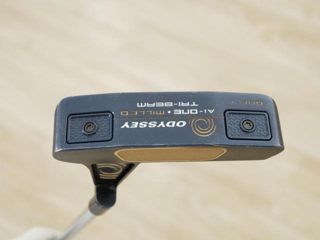 Putter : All : พัตเตอร์ Odyssey Ai-ONE Milled TRI-BEAM ONE T (รุ่นท็อป ออกปี 2024) ก้าน Stroke LAB 90 ยาว 34 นิ้ว