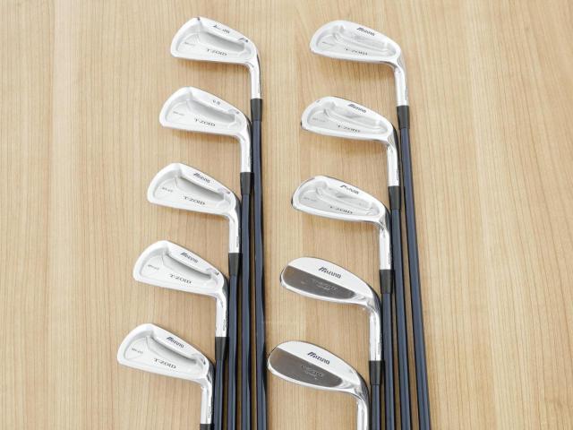 Iron set : Mizuno : ชุดเหล็ก Mizuno T-Zoid MX-23 Forged มีเหล็ก 3-Pw,Aw,Sw (10 ชิ้น) ก้านกราไฟต์ Flex R