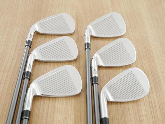 Iron set : Taylormade : ชุดเหล็ก Taylormade SIM MAX (ออกปี 2020 Japan Spec.) มีเหล็ก 6-Pw,Sw (6 ชิ้น) ก้านกราไฟต์ Mitsubishi Tensei TM60 Flex R