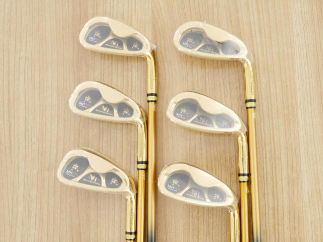 Iron set : Other Brand : **ของใหม่ ยังไม่แกะพลาสติก** ชุดเหล็ก Mutsumi Honma MH777 One Length (ใบใหญ่ ตีง่าย ไกล) มีเหล็ก 5-Pw (6 ชิ้น) ก้านกราไฟต์ Flex R
