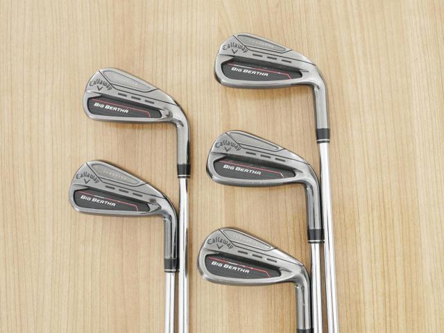 Iron set : Callaway : ชุดเหล็ก Callaway Big Bertha (ออกปี 2023 ตีง่ายที่สุดของ Callaway) มีเหล็ก 6-Pw (5 ชิ้น) ก้านเหล็ก NS Pro 950 Neo Flex S