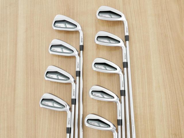 Iron set : Ping : ชุดเหล็ก Ping G730 (รุ่นล่าสุด ปี 2024 Japan Spec. ใบใหญ่ ง่ายที่สุด ไกลที่สุดของ Ping) มีเหล็ก 5-Pw,Aw,50,56 (9 ชิ้น) ก้านเหล็ก NS Pro 750 NEO Flex S