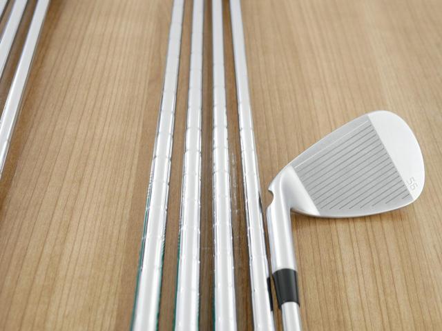 Iron set : Ping : ชุดเหล็ก Ping G730 (รุ่นล่าสุด ปี 2024 Japan Spec. ใบใหญ่ ง่ายที่สุด ไกลที่สุดของ Ping) มีเหล็ก 5-Pw,Aw,50,56 (9 ชิ้น) ก้านเหล็ก NS Pro 750 NEO Flex S