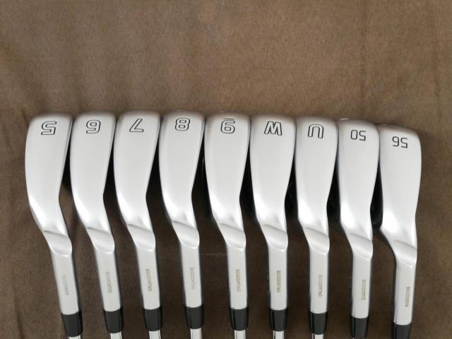 Iron set : Ping : ชุดเหล็ก Ping G730 (รุ่นล่าสุด ปี 2024 Japan Spec. ใบใหญ่ ง่ายที่สุด ไกลที่สุดของ Ping) มีเหล็ก 5-Pw,Aw,50,56 (9 ชิ้น) ก้านเหล็ก NS Pro 750 NEO Flex S