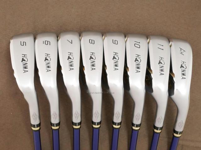 Iron set : Honma : **ก้าน 3 ดาว** ชุดเหล็ก Honma Beres IS-06 Forged (ปี 2019) มีเหล็ก 5-11,Aw (8 ชิ้น เทียบเท่า 4-Pw,Aw) ก้าน ARMRQ X (52) Flex R (3 ดาว)