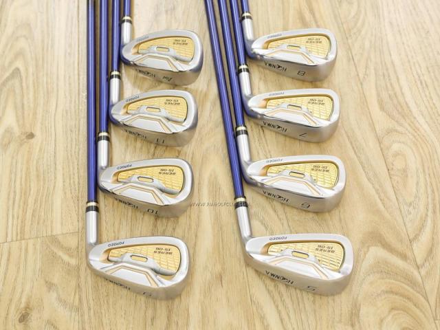 Iron set : Honma : **ก้าน 3 ดาว** ชุดเหล็ก Honma Beres IS-06 Forged (ปี 2019) มีเหล็ก 5-11,Aw (8 ชิ้น เทียบเท่า 4-Pw,Aw) ก้าน ARMRQ X (52) Flex R (3 ดาว)