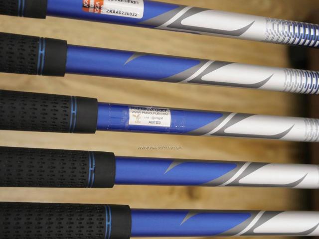 Iron set : Maruman : ชุดเหล็ก Maruman ZETA Type 713 (ใบใหญ่ หน้าเด้ง ตีไกลมาก) มีเหล็ก 6-Pw,Aw,Sw (7 ชิ้น) ก้านกราไฟต์ Flex R