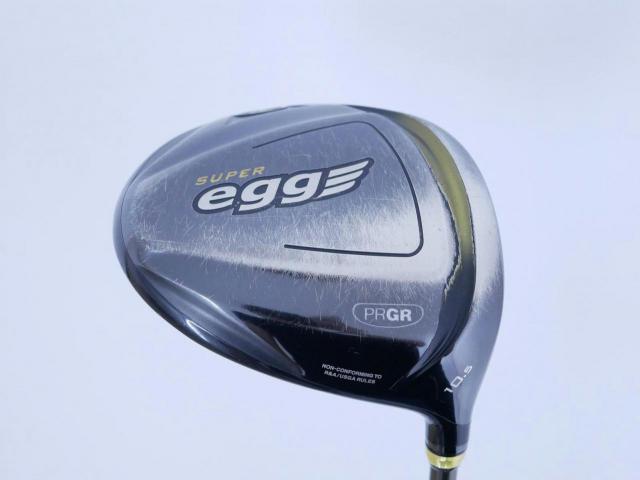 Driver : PRGR : ไดรเวอร์ PRGR Super EGG (ปี 2019 หน้าเด้งเกินกฏ COR 0.86) Loft 10.5 ก้าน M-37 Flex R