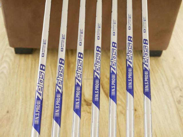 Iron set : Bridgestone : ชุดเหล็ก Bridgestone Tour B JGR HF1 Forged (รุ่นปี 2018 ตีไกลกว่าปกติ 2 เบอร์) มีเหล็ก 7-P1,P2,Aw,Sw (7 ชิ้น) ก้านเหล็ก NS Pro Zelos 8 Flex R