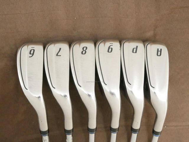 Iron set : XXIO : ชุดเหล็ก XXIO Cross 2 (ออกปี 2021 ตีไกลที่สุดของที่สุดจาก XXIO หน้าเด้งสุดๆ) มีเหล็ก 6-Pw,Aw (6 ชิ้น ตีไกลกว่าปกติ 2 เบอร์) ก้านเหล็ก NS Pro 860 DST Flex R