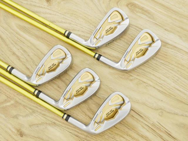 Iron set : Honma : **ก้าน 3 ดาว** ชุดเหล็ก Honma Beres IS-05 Forged (รุ่นปี 2017) มีเหล็ก 6-10 (5 ชิ้น) ก้าน ARMRQ ∞ (48) Flex R (3 ดาว)