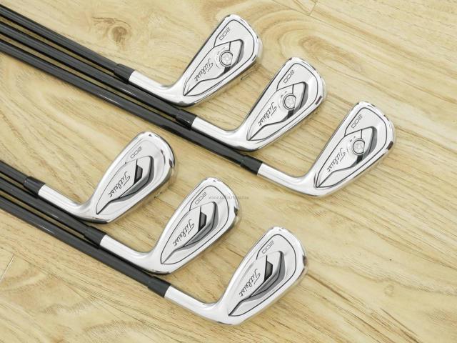 Iron set : Titleist : ชุดเหล็ก Titleist T200 (รุ่นปี 2020) มีเหล็ก 5-Pw (6 ชิ้น) ก้านกราไฟต์ Mitsubishi KUROKAGE 60i Flex R