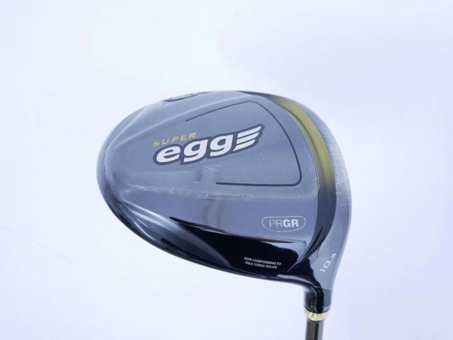 Driver : PRGR : ไดรเวอร์ PRGR Super EGG (ปี 2019 หน้าเด้งเกินกฏ COR 0.86) Loft 10.5 ก้าน M-37 Flex R