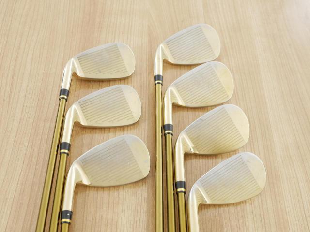 Iron set : Tsuruya : ชุดเหล็ก Tsuruya AXEL Gold Premium II (รุ่นปี 2017 ของใหม่ 6 หมื่นกว่าบาท หน้าเด้งสุดๆ ไกลสุดๆๆ) มีเหล็ก 7-Pw,Aw,As,Sw (7 ชิ้น ครบเซ็ต) ก้านกราไฟต์ Flex R
