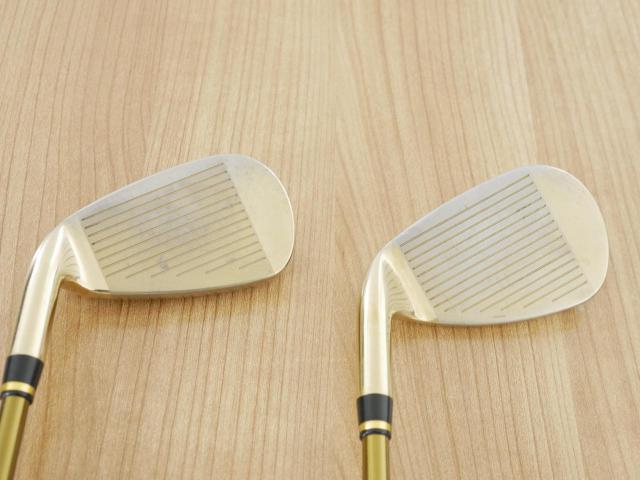 Iron set : Tsuruya : ชุดเหล็ก Tsuruya AXEL Gold Premium II (รุ่นปี 2017 ของใหม่ 6 หมื่นกว่าบาท หน้าเด้งสุดๆ ไกลสุดๆๆ) มีเหล็ก 7-Pw,Aw,As,Sw (7 ชิ้น ครบเซ็ต) ก้านกราไฟต์ Flex R