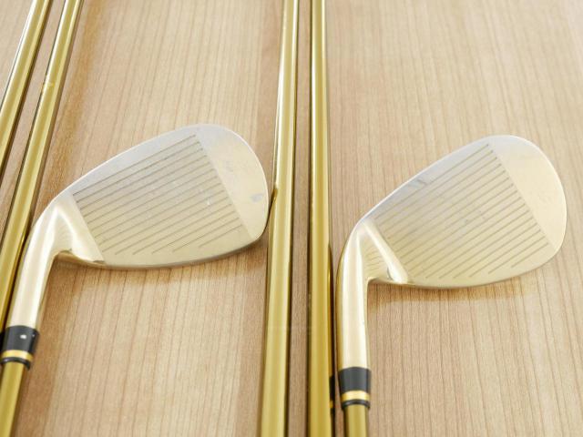Iron set : Tsuruya : ชุดเหล็ก Tsuruya AXEL Gold Premium II (รุ่นปี 2017 ของใหม่ 6 หมื่นกว่าบาท หน้าเด้งสุดๆ ไกลสุดๆๆ) มีเหล็ก 7-Pw,Aw,As,Sw (7 ชิ้น ครบเซ็ต) ก้านกราไฟต์ Flex R