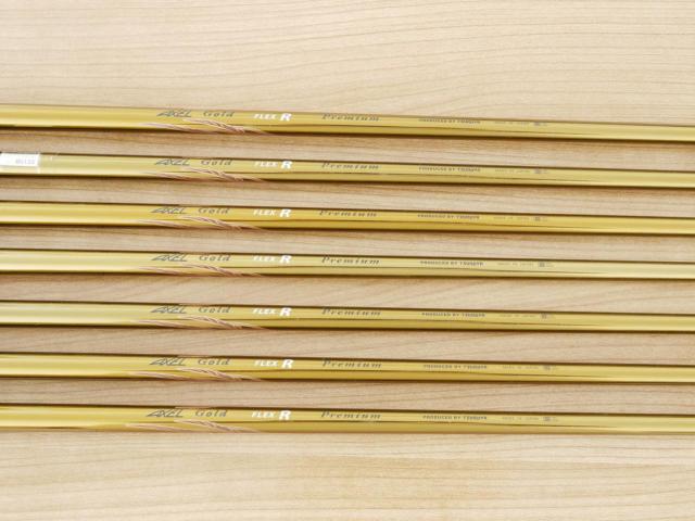Iron set : Tsuruya : ชุดเหล็ก Tsuruya AXEL Gold Premium II (รุ่นปี 2017 ของใหม่ 6 หมื่นกว่าบาท หน้าเด้งสุดๆ ไกลสุดๆๆ) มีเหล็ก 7-Pw,Aw,As,Sw (7 ชิ้น ครบเซ็ต) ก้านกราไฟต์ Flex R