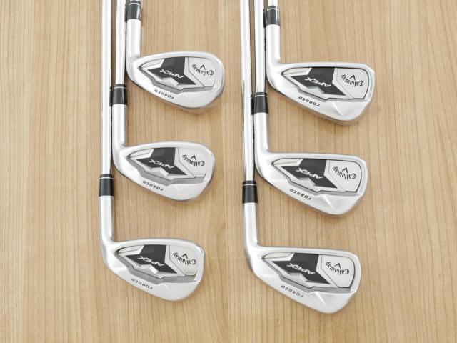Iron set : Callaway : ชุดเหล็ก Callaway APEX Forged (ออกปี 2019) มีเหล็ก 5-Pw (6 ชิ้น) ก้านเหล็ก NS Pro ZELOS 8 Flex S