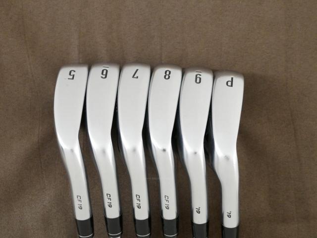 Iron set : Callaway : ชุดเหล็ก Callaway APEX Forged (ออกปี 2019) มีเหล็ก 5-Pw (6 ชิ้น) ก้านเหล็ก NS Pro ZELOS 8 Flex S