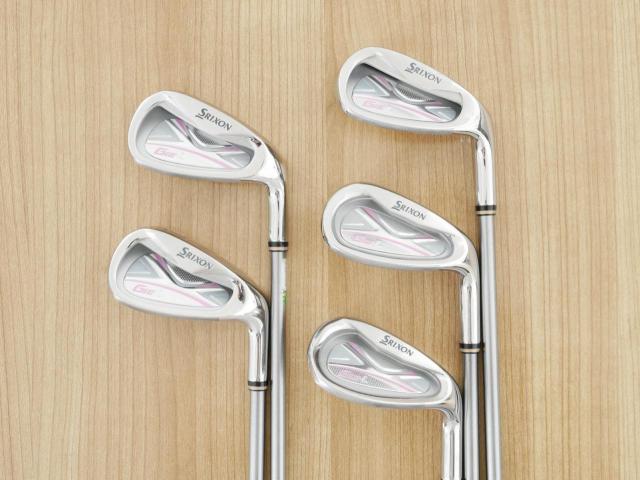 Lady club : All : ชุดเหล็ก Srixon GIE (ใบใหญ่ ตีง่าย) มีเหล็ก 7-Pw,Sw (5 ชิ้น) ก้านกราไฟต์ Flex L