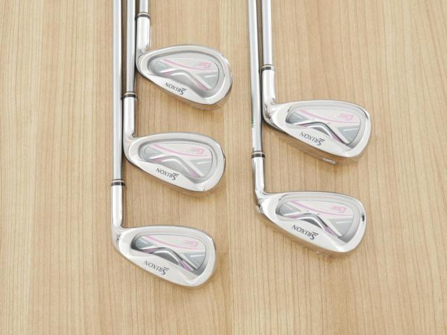 Lady club : All : ชุดเหล็ก Srixon GIE (ใบใหญ่ ตีง่าย) มีเหล็ก 7-Pw,Sw (5 ชิ้น) ก้านกราไฟต์ Flex L