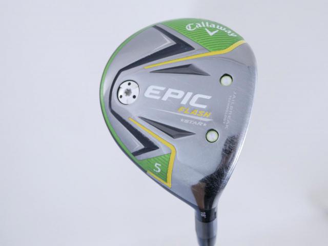 Fairway Wood : callaway : หัวไม้ 5 Callaway Epic Flash Star (รุ่นปี 2019) Loft 18 ก้าน Fujikura Speeder Evolution V FW 50 Flex S
