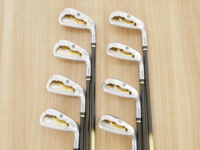 Iron set : Honma : **มีตำหนิ** ชุดเหล็ก Honma Beres IS-02 (หน้าเด้ง Forged) มีเหล็ก 6-11,Aw,Sw (8 ชิ้น เทียบเท่า 5-Pw,Aw,Sw) ก้าน ARMRQ 6 (49) Flex R (2 ดาว)