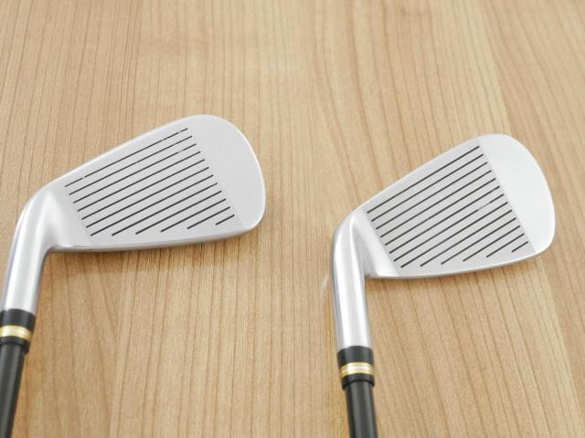 Iron set : Honma : **มีตำหนิ** ชุดเหล็ก Honma Beres IS-02 (หน้าเด้ง Forged) มีเหล็ก 6-11,Aw,Sw (8 ชิ้น เทียบเท่า 5-Pw,Aw,Sw) ก้าน ARMRQ 6 (49) Flex R (2 ดาว)