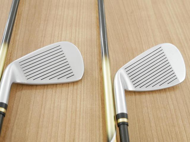 Iron set : Honma : **มีตำหนิ** ชุดเหล็ก Honma Beres IS-02 (หน้าเด้ง Forged) มีเหล็ก 6-11,Aw,Sw (8 ชิ้น เทียบเท่า 5-Pw,Aw,Sw) ก้าน ARMRQ 6 (49) Flex R (2 ดาว)