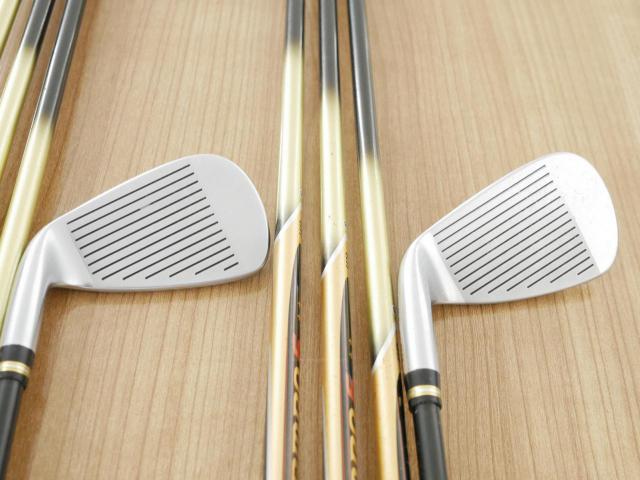 Iron set : Honma : **มีตำหนิ** ชุดเหล็ก Honma Beres IS-02 (หน้าเด้ง Forged) มีเหล็ก 6-11,Aw,Sw (8 ชิ้น เทียบเท่า 5-Pw,Aw,Sw) ก้าน ARMRQ 6 (49) Flex R (2 ดาว)