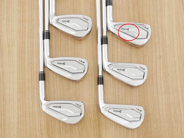 Iron set : Other Brand : **มีตำหนิ** ชุดเหล็ก Srixon ZX5 Forged (ออกปี 2021) มีเหล็ก 5-Pw (6 ชิ้น) เหล็ก NS Pro 950 DST Flex S