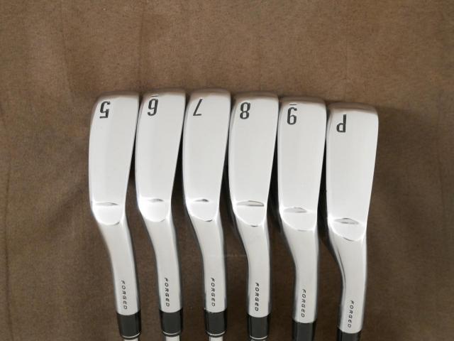 Iron set : Other Brand : **มีตำหนิ** ชุดเหล็ก Srixon ZX5 Forged (ออกปี 2021) มีเหล็ก 5-Pw (6 ชิ้น) เหล็ก NS Pro 950 DST Flex S